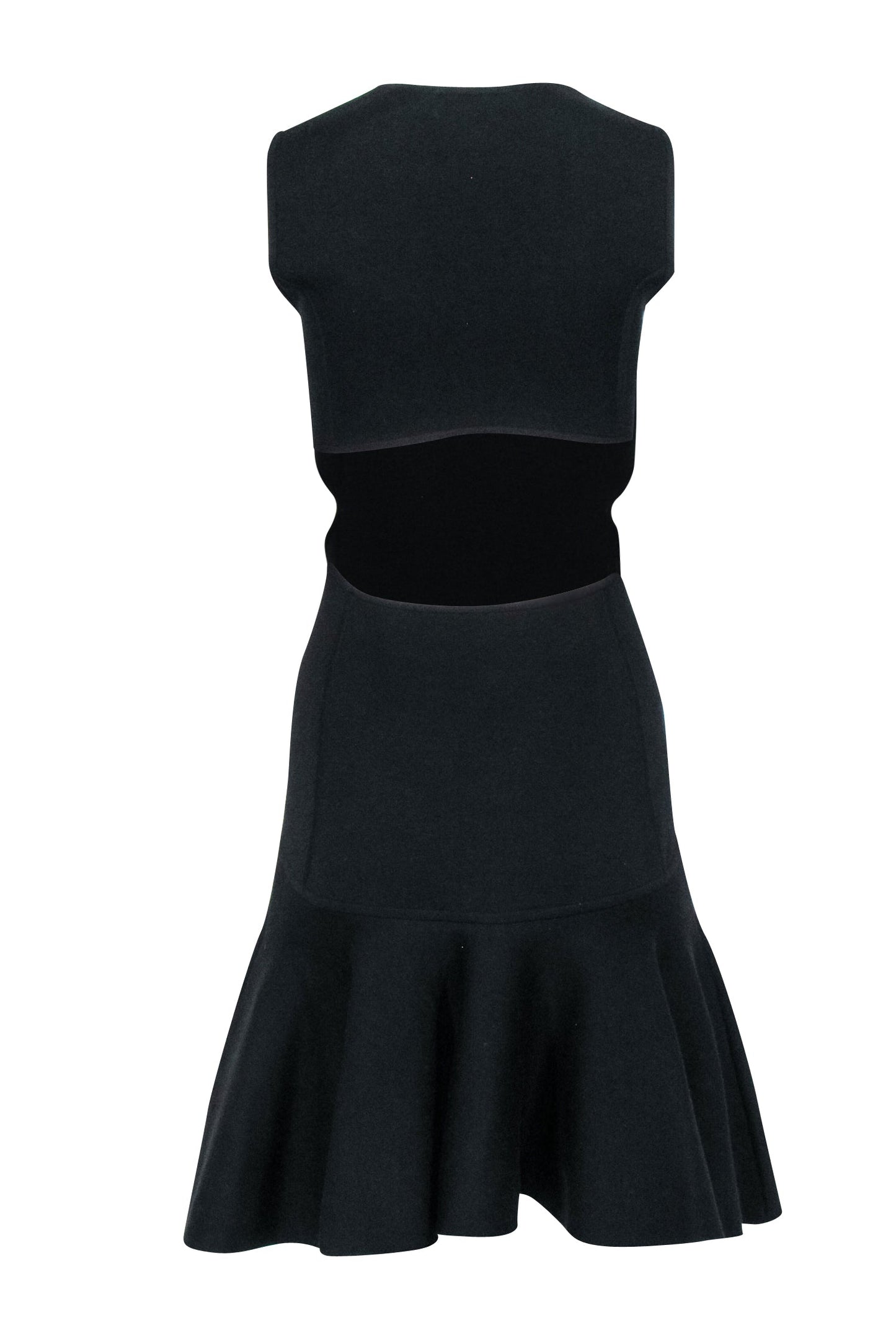 Michael Kors - Black Knit Sleeveless Open Back Dress Sz S